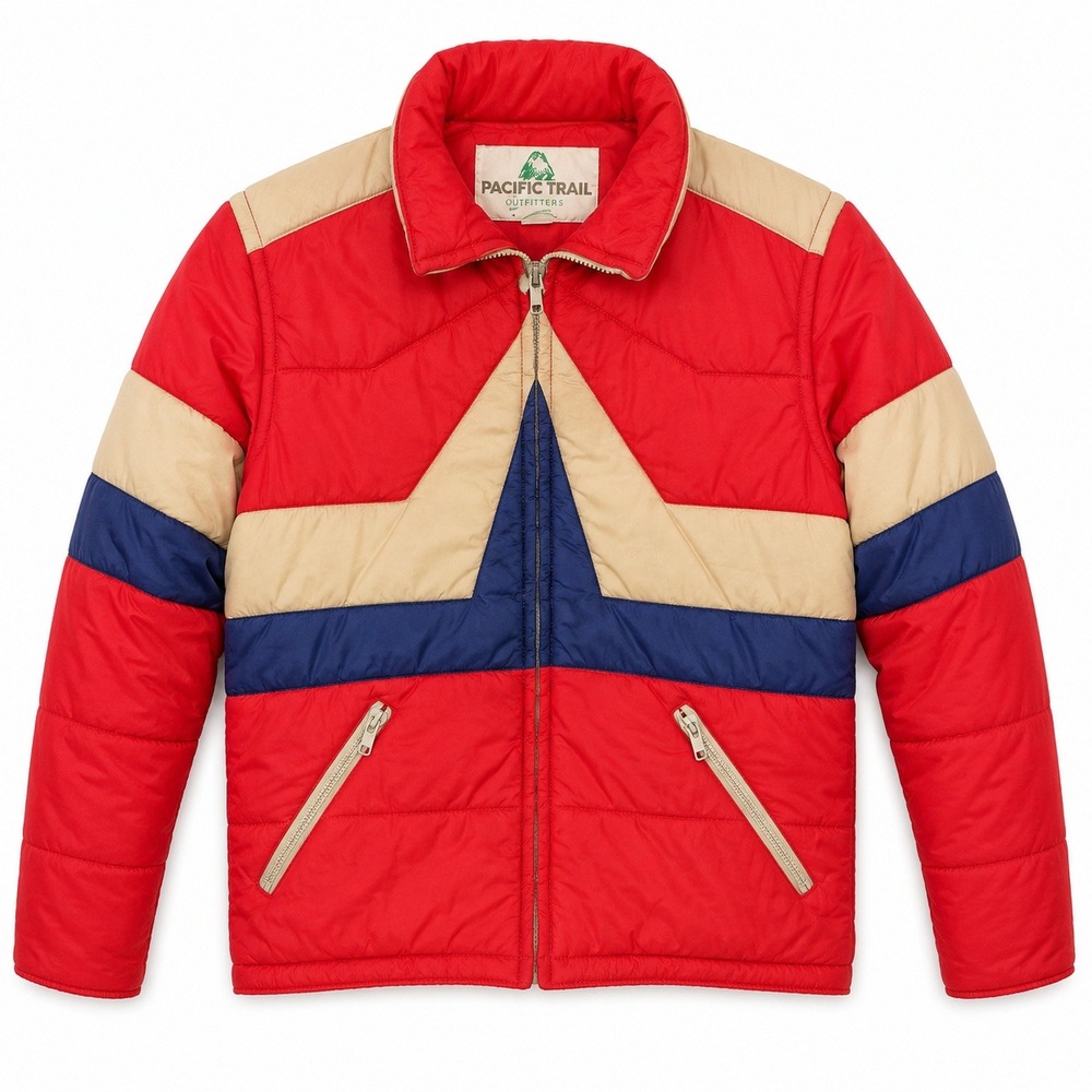 Vintage 80s Pacific Trail Convertible Puffer Jacket Women's Medium